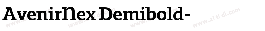 AvenirNex Demibold字体转换 AvenirNex Demibold字体转换